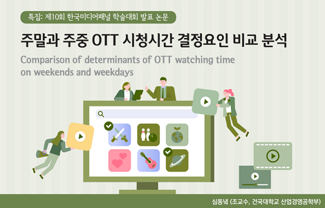 주말과 주중 OTT 시청시간 결정요인 비교 분석_Thumbnail