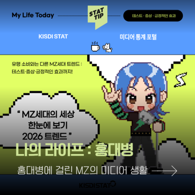 [Meet & Mate] 나의 라이프 : 홍대병 | 통계로 보는 홍대병 걸린 MZ의 미디어 생활_Thumbnail